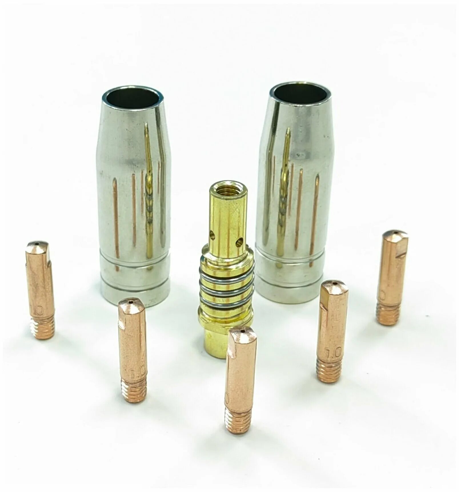 сопло горелки 25ak. 2 мм. сопло для полуавтомата 0. мундштук м8х34 мм kemppi к горелке для полуавтоматической сварки 1. Mb15ak mig/mag.