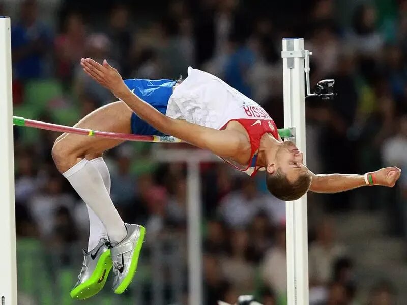 Фосбери-флоп в легкой атлетике. Прыжки через перекладину. Через планку. Фосбери-флоп в легкой атлетике. Прыжки через планку.