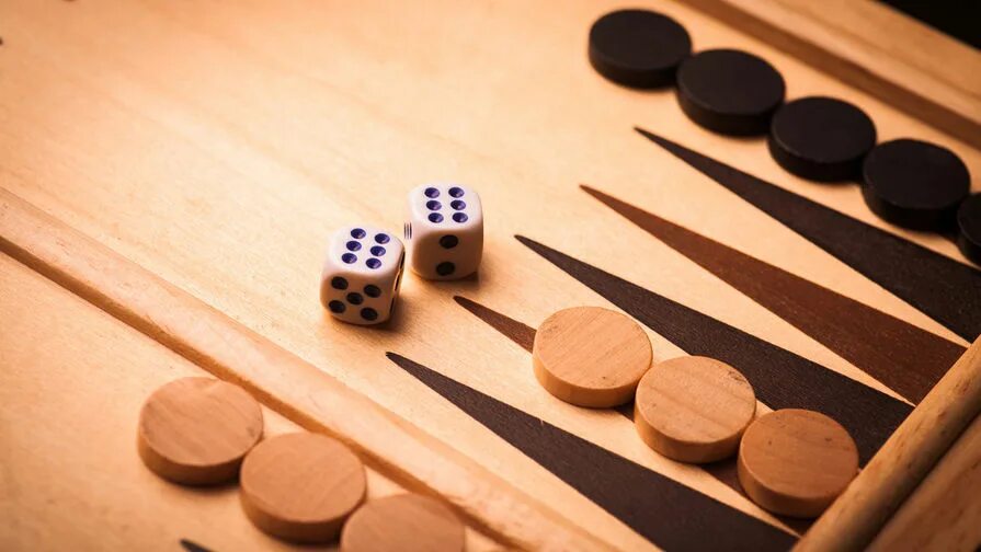 Backgammon dices