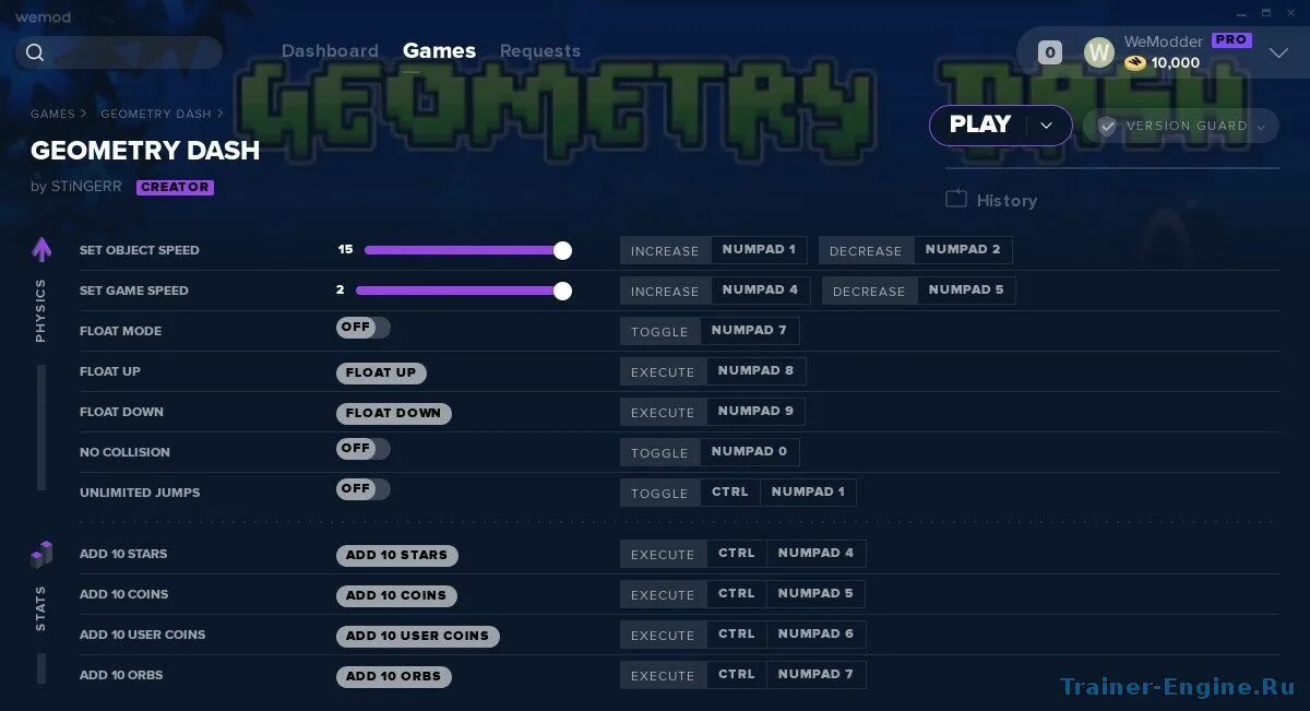 Geometry dash 2.11 читы