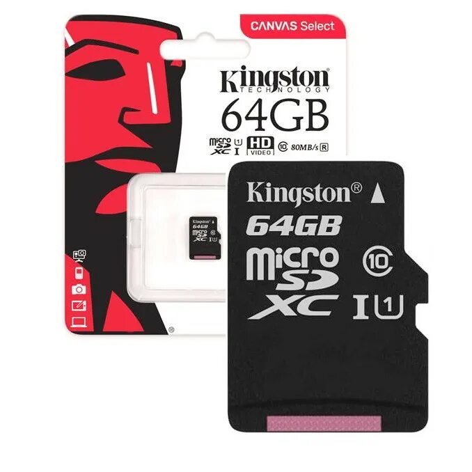 Купить память 64gb. Kingston SD 64gb. Карта памяти 64 ГБ Kingston. Kingston Canvas MICROSD 64gb. Карта памяти 64 ГБ Kingston Canvas select Plus.