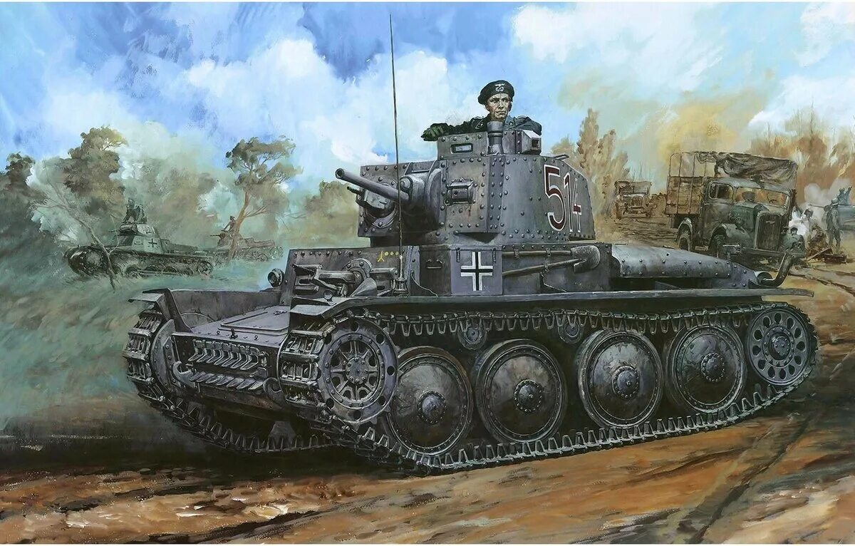 Фашистская техника. Танк PZ 38 T. Немецкий танк PZ Kpfw 38 t. Lt vz.38 PZKPFW 38 T. PZ 35t 1941.