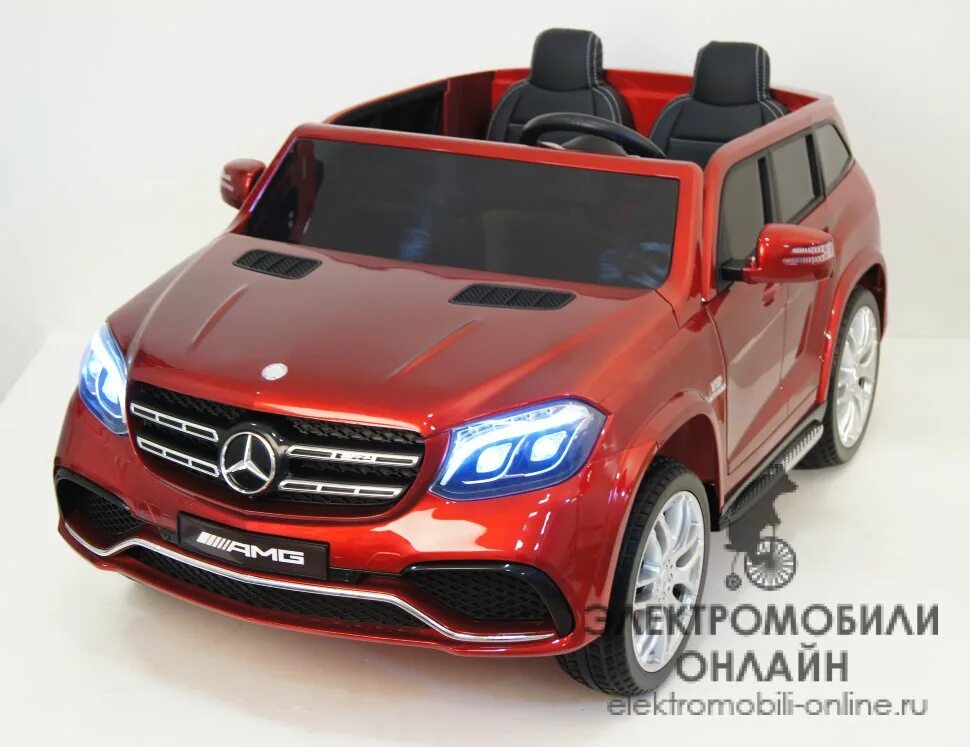 Электромобиль RiverToys Mercedes- Benz GL63 Белый купить в интернет-магазине п