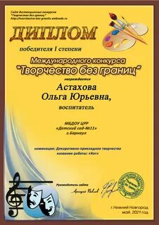 Название творческих номинаций