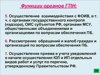 Перечислить компетенции органов государственного пожарного надзора