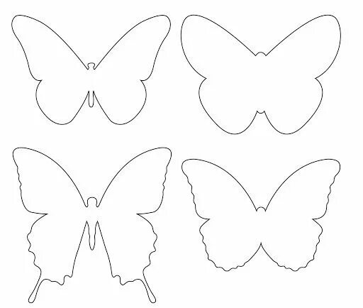 SAGOME DI FARFALLE PER DECORARE...... CreaConLaCarta Disegni da ricamare gratuit