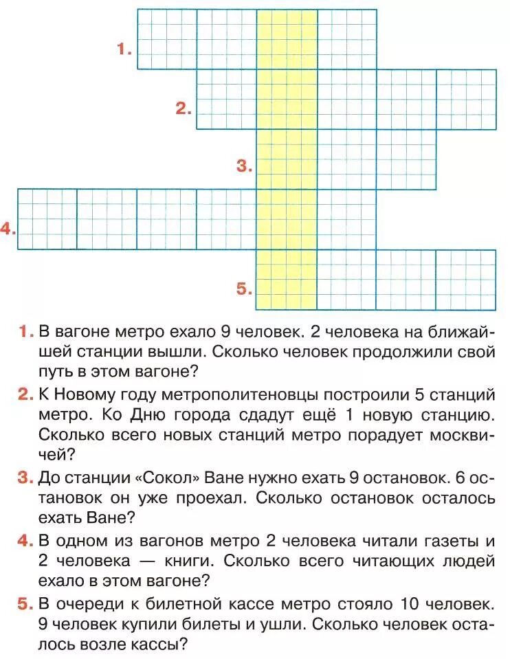 Решения задачи сканворд