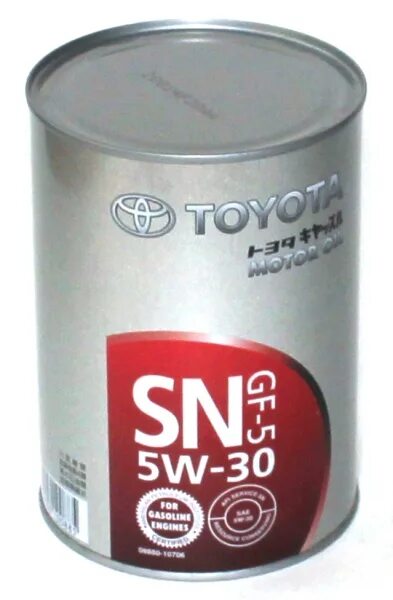 Тойота 5w30 1 литр. Toyota SN 5w-30 4 л. Toyota 08880-10706. Toyota 5w30 SN/CF.