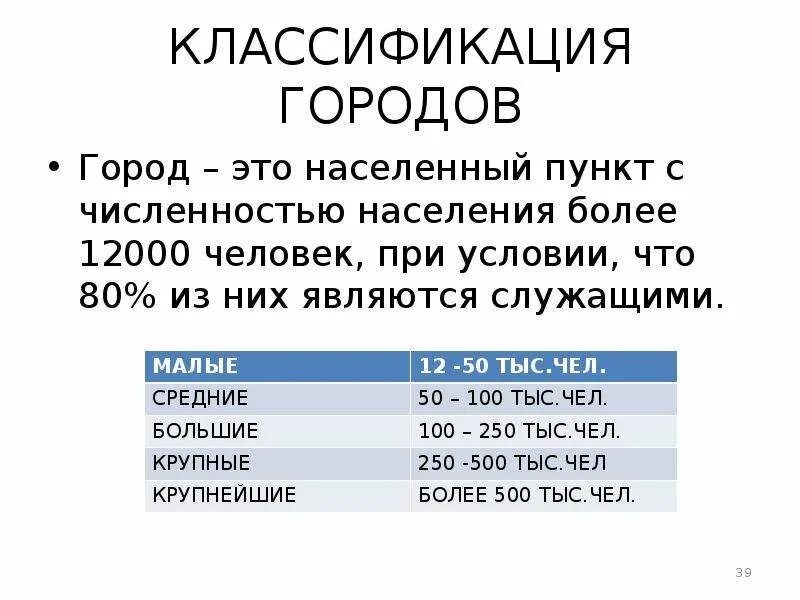 Что является населенным пунктом