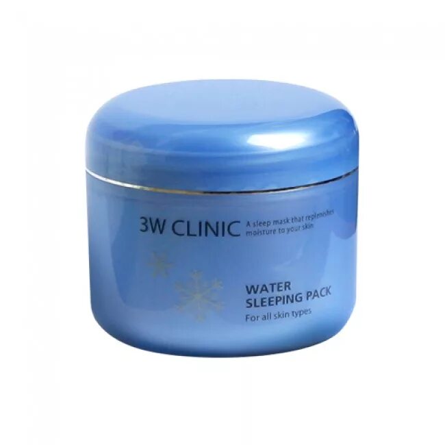 Ночная маска 3w Clinic. Маска ночная для лица 100 ml 3w Clinic. Маска д/лица ночная увлажнение Water sleeping Pack, 100 мл. 3w Clinic Water sleeping Pack. Ночная маска корея