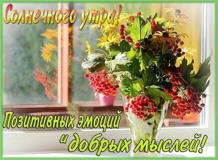 Теплой осени и хорошего настроения