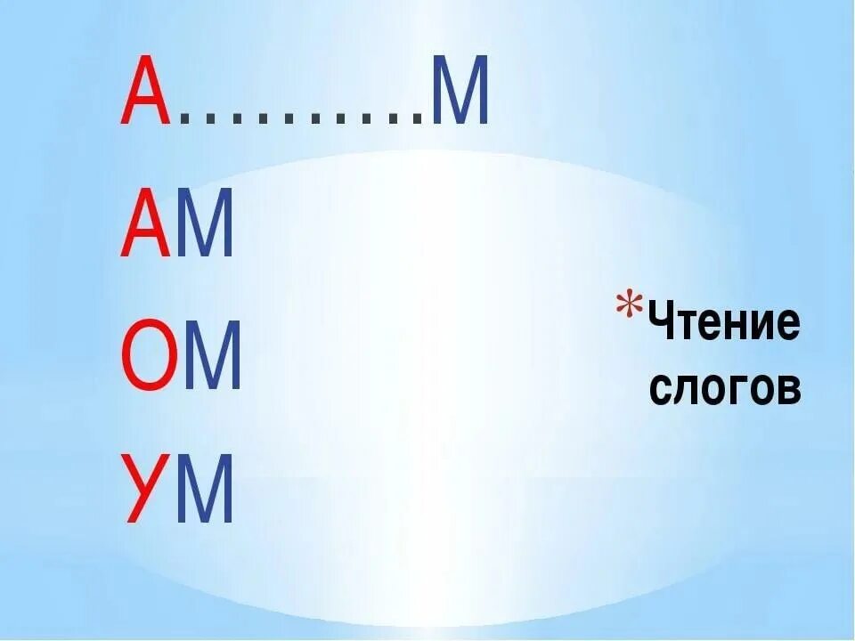 Учимся читать м. Слоги ам ом ум. Слоги с буквой м. Чтение слогов с буквой м. Слоги с буквой м для дошкольников.