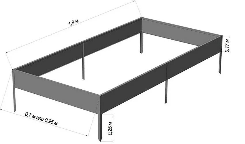 Высота оцинкованной грядки. Оцинкованные грядки чертеж размер. Грядки из оцинковки чертеж. Схема оцинкованной грядки. Схема сборки грядки из оцинкованного металла.