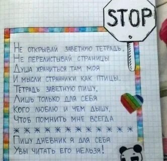 Что можно писать в тетради