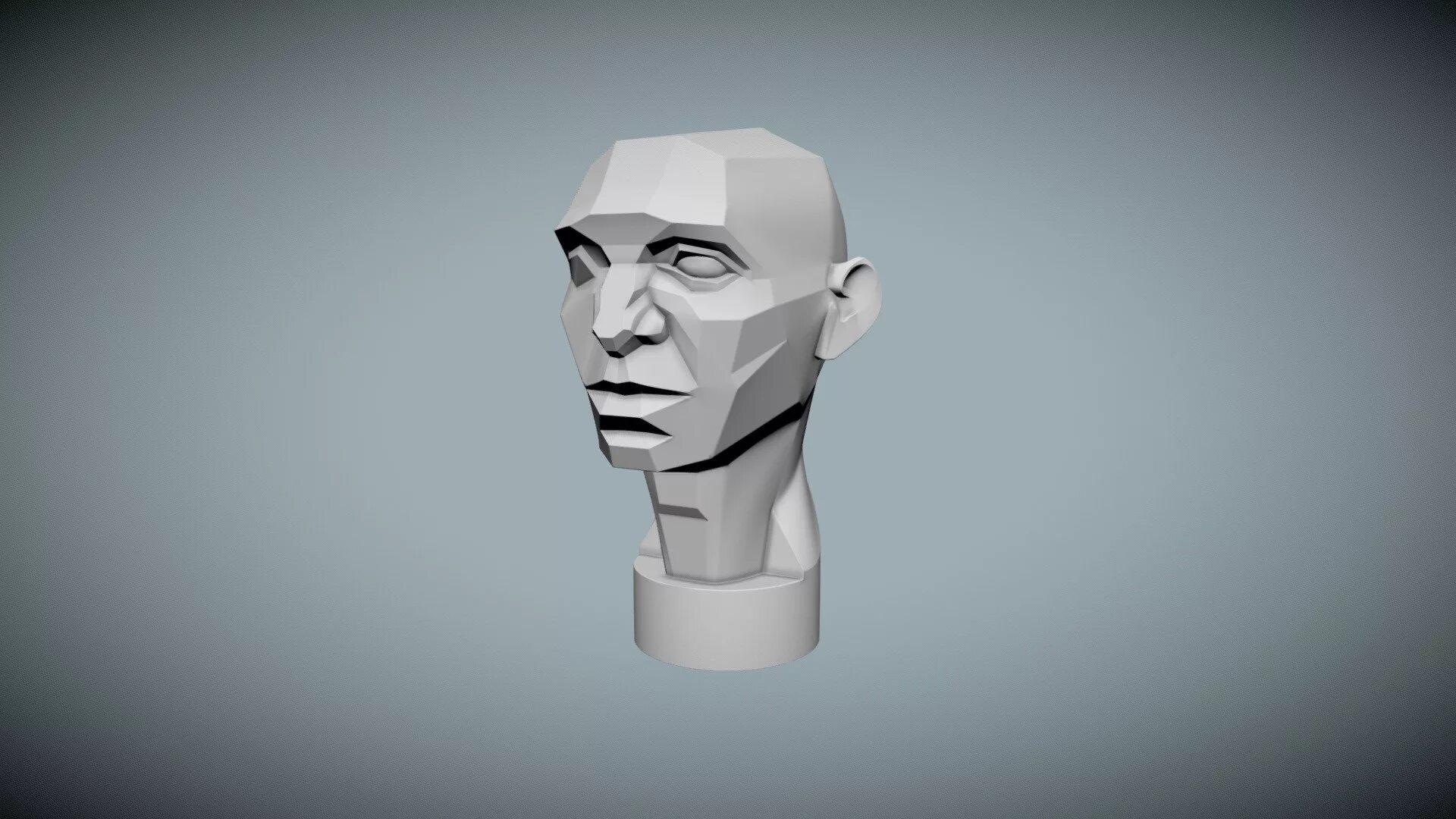 Включи 3 голова. Обрубовка Джона Асаро. Асаро хед. Asaro head 3d. Asaro head 3d model.