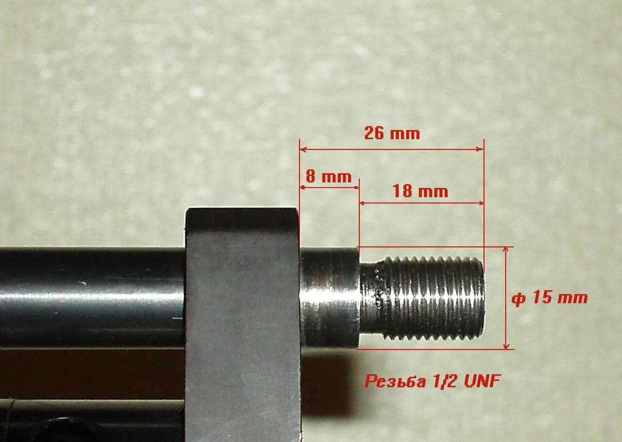 1 unf резьба. 1/2-20 UNF резьба в мм. Оправка км резьба 1/2 UNF 20. Диаметр резьбы ТОЗ 78 04. Глушитель для пневматики 6.35.