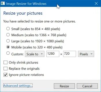 Image resizer