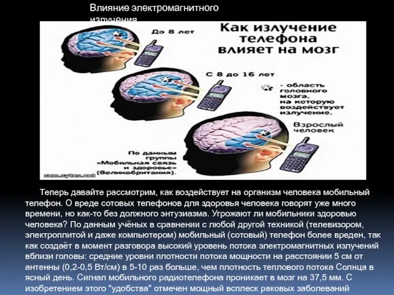 Излучение электромагнитных волн плотность потока электромагнитного излучения. Влияние электромагнитного излучения на организм человека. влияние на здоровье излучения сотового телефона. телефон излучение на организм человека. влияние излучения телефона на организм человека.