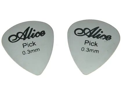 Buy 30pcs Alice Metal Guitar Pick Picks Stainless Steel Plectrums