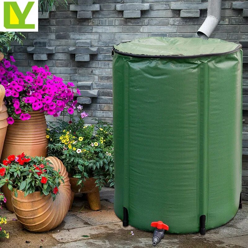 Складная бочка для воды. Дождевая бочка Rain Barrel. Бочка Садовая 250л. Бочка складная Garden Land 250л. Бак для сбора дождевой воды.