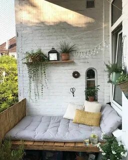 Balcony and bed