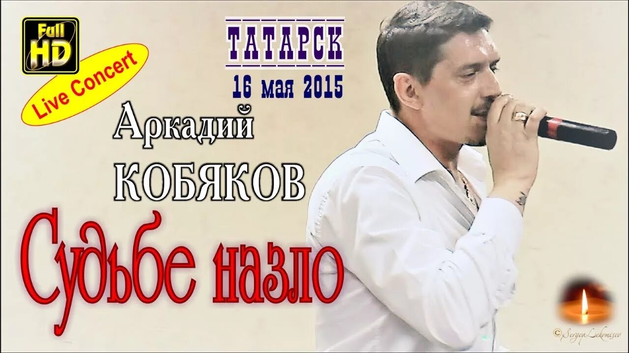 Кобяков концерт песни. Концерт Аркадия Кобякова в Татарске 2015.