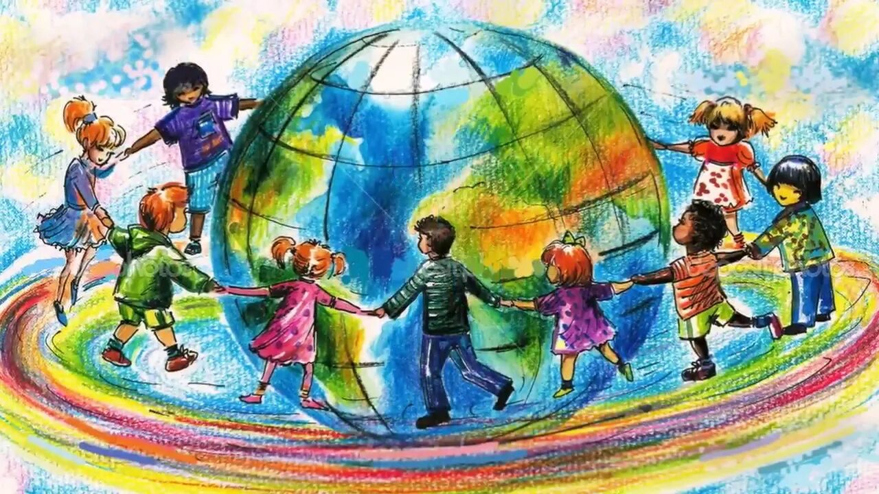 Современные дети планеты песня. Разноцветная Планета. Дружат дети всей планеты. Мир на земле дети. "И на земли мир…".