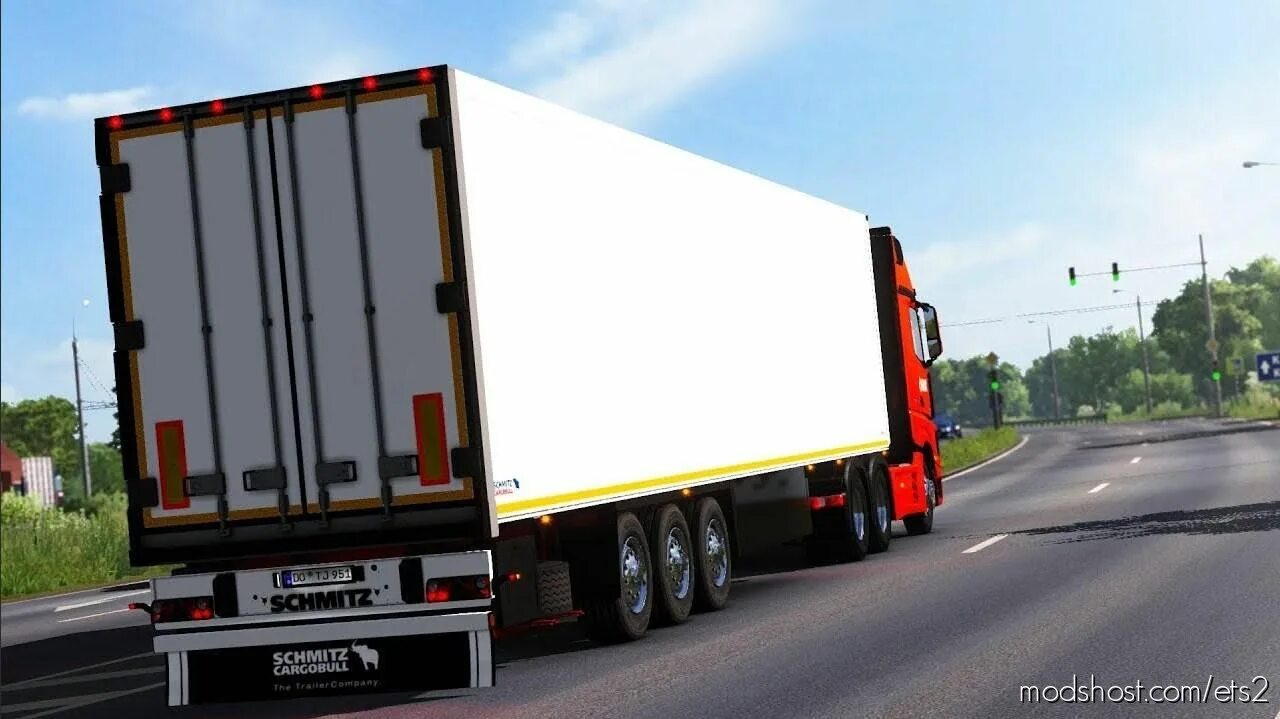 Шмитц полуприцеп шторный в етс 2. Прицеп schmitz ets 2 1. Етс 2 полуприцеп шмитц. 35. Euro truck simulator 2 прицеп шмитц.