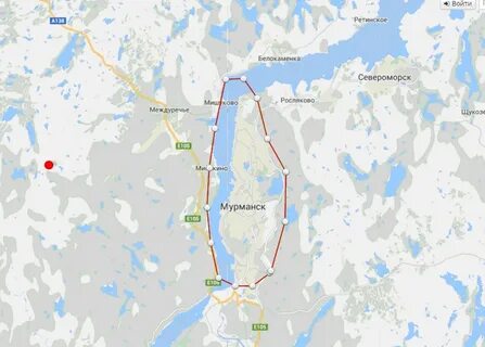 Мурманск белокаменка расстояние