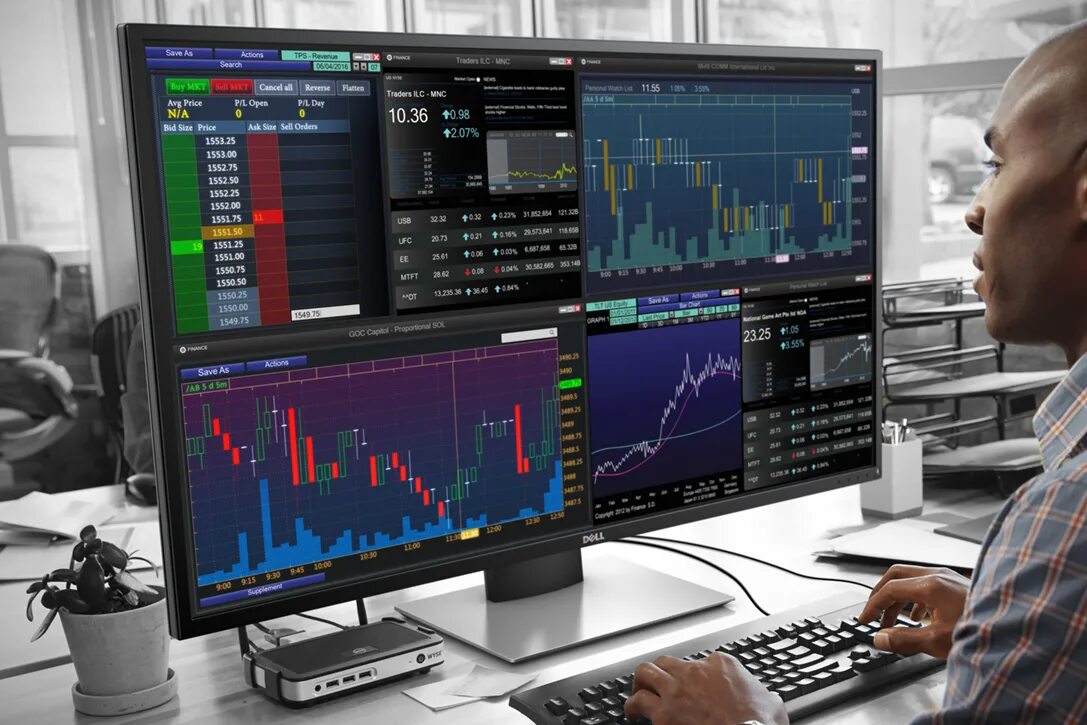 Программное обеспечение монитор. Dell p4317q. монитор трейдера. монитор для трейдинга. экран трейдера.