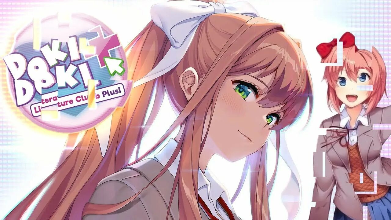 Прохождение доки доки литературный. Doki Doki Literature Club Plus!. DDLC Plus обложка.