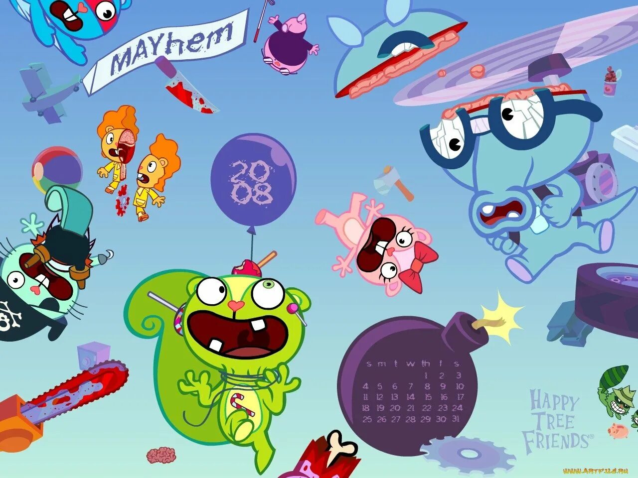 Happy tree friends 2000. Создатель Happy Tree friends. Постер с персонажами Хэппи три френдс. Happy Tree френдс.