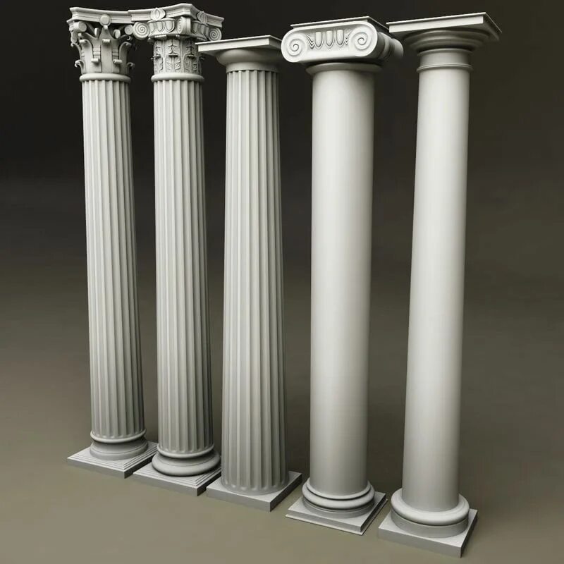 Каменная колонна. Тяга из гипса колонна. Колонна 3d model. Гипсовые тяги и лепки.