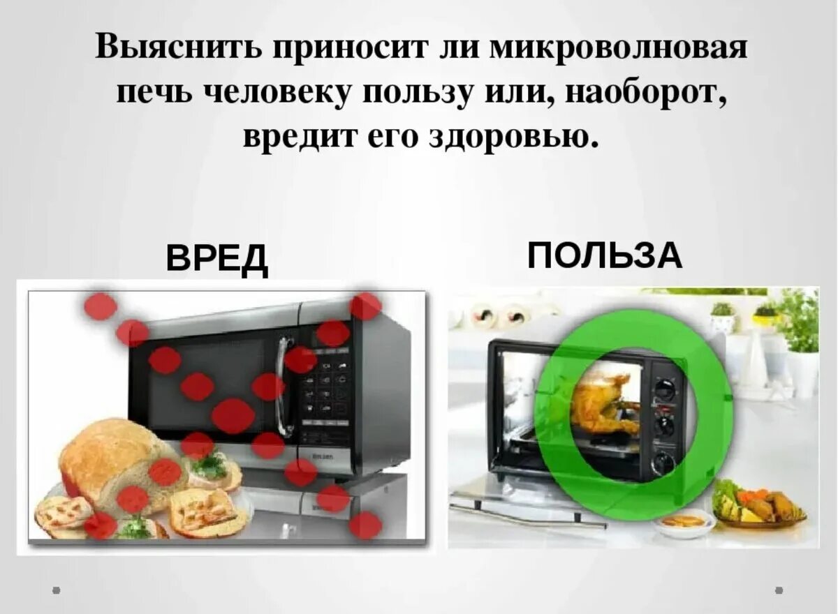Еда из микроволновки польза