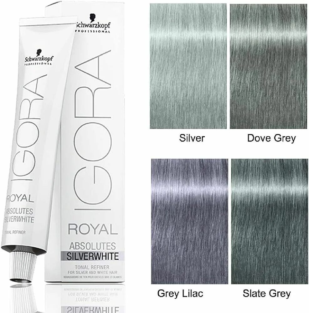 Краска игора для седых. Игора silver white палитра. schwarzkopf igora royal silver white silver - тонирующий краситель для волос серебро. игора роял silver white grey lilac. schwarzkopf igora royal silverwhite slate grey.