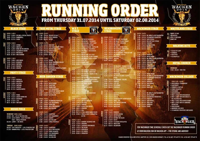 Wacken 2019 участники. Wacken 2019 участники. Running orders. Итоги евровидения 2018. Running orders.
