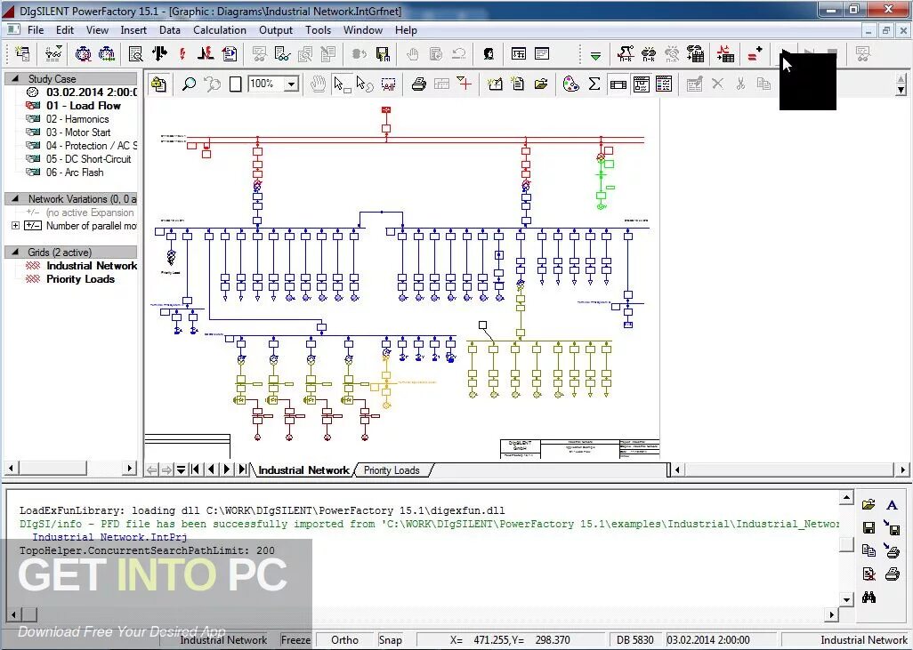 Power factory. Digsilent powerfactory. программа digsilent. digsilent powerfactory examples. радиальная схема сн в powerfactory.