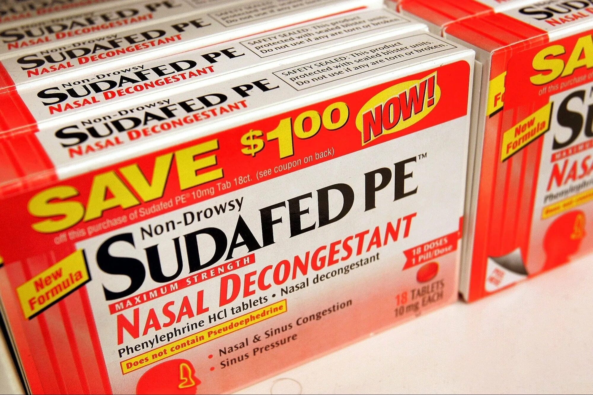 Судафед (Sudafed). Противозастойные препараты. Dekonjestanlar. Можно приобрести в некоторых