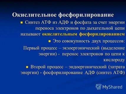 Энергия окисления