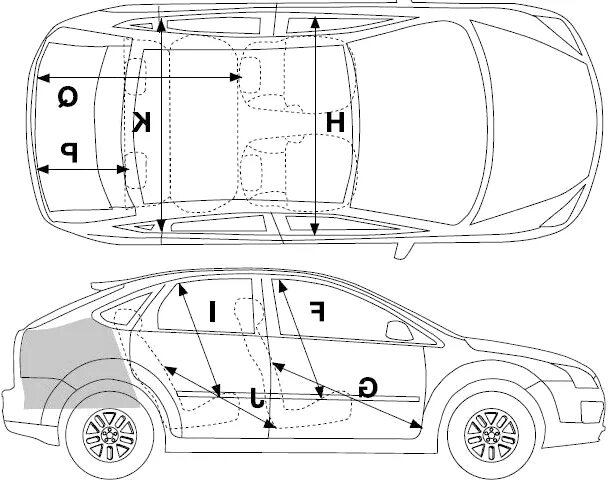 Ширина салона Форд фокус 2 Рестайлинг. Размеры салона Форд фокус 2 хэтчбек. Габариты Форд фокус 2 седан. Форд фокус 2008 хэтчбек чертеж. Фокус универсал габариты