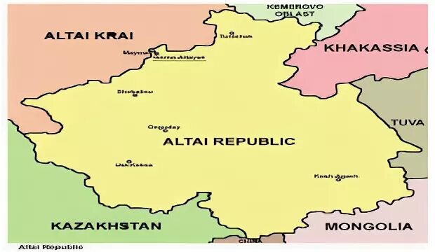 Код республики алтай. Altai Republic Map. Altai Republic Map o. Алтай и Алтайский край в чем разница.
