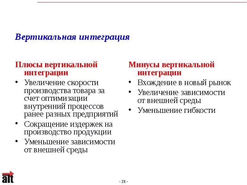 Плюсы и минусы интеграции. Плюсы и минусы вертикальной интеграции. Плюсы и минусы европейской интеграции. Вертикальная интеграция компании. Обратная интеграция