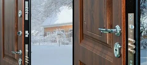 Теплая уличная дверь
