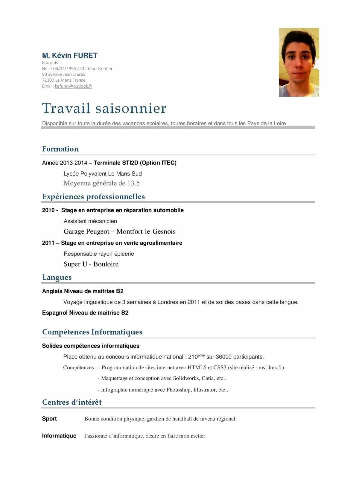 Cv d c