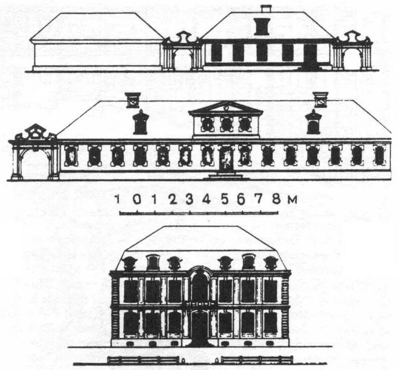 Серия образцовых проектов 1714 года состояла из От традиций к образцовым фасадам