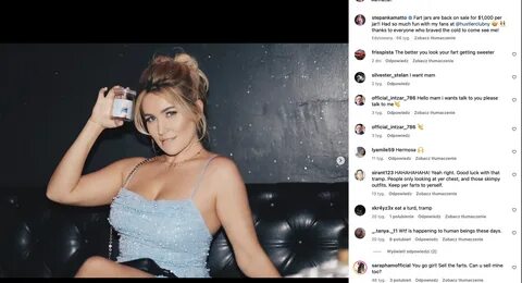 Stephanie Matto znowu sprzedaje słoiki. 