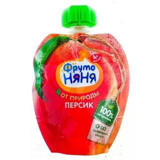 Пюре фрутоняня персик