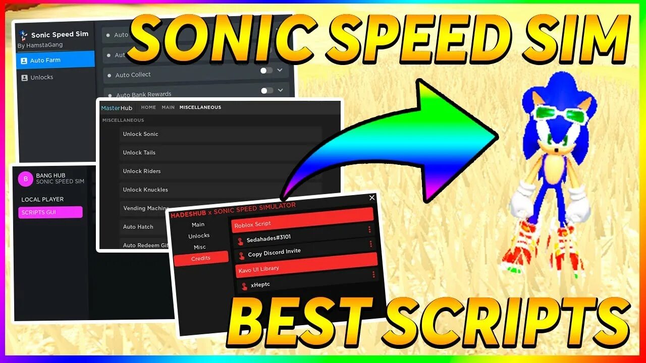 Sonic script. Sonic speed simulator roblox codes.