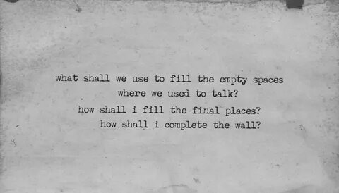 Empty lyrics