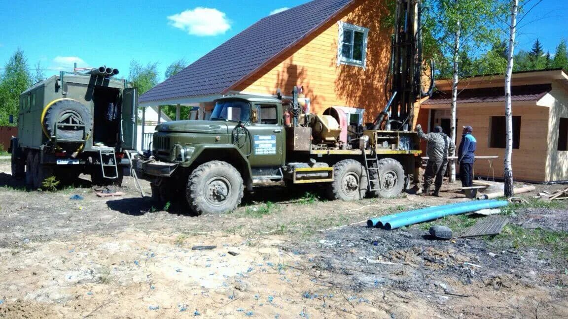 Бурение колодцев Наро Фоминск. Бурение скважин. Бурение на воду. Бурение на участке.